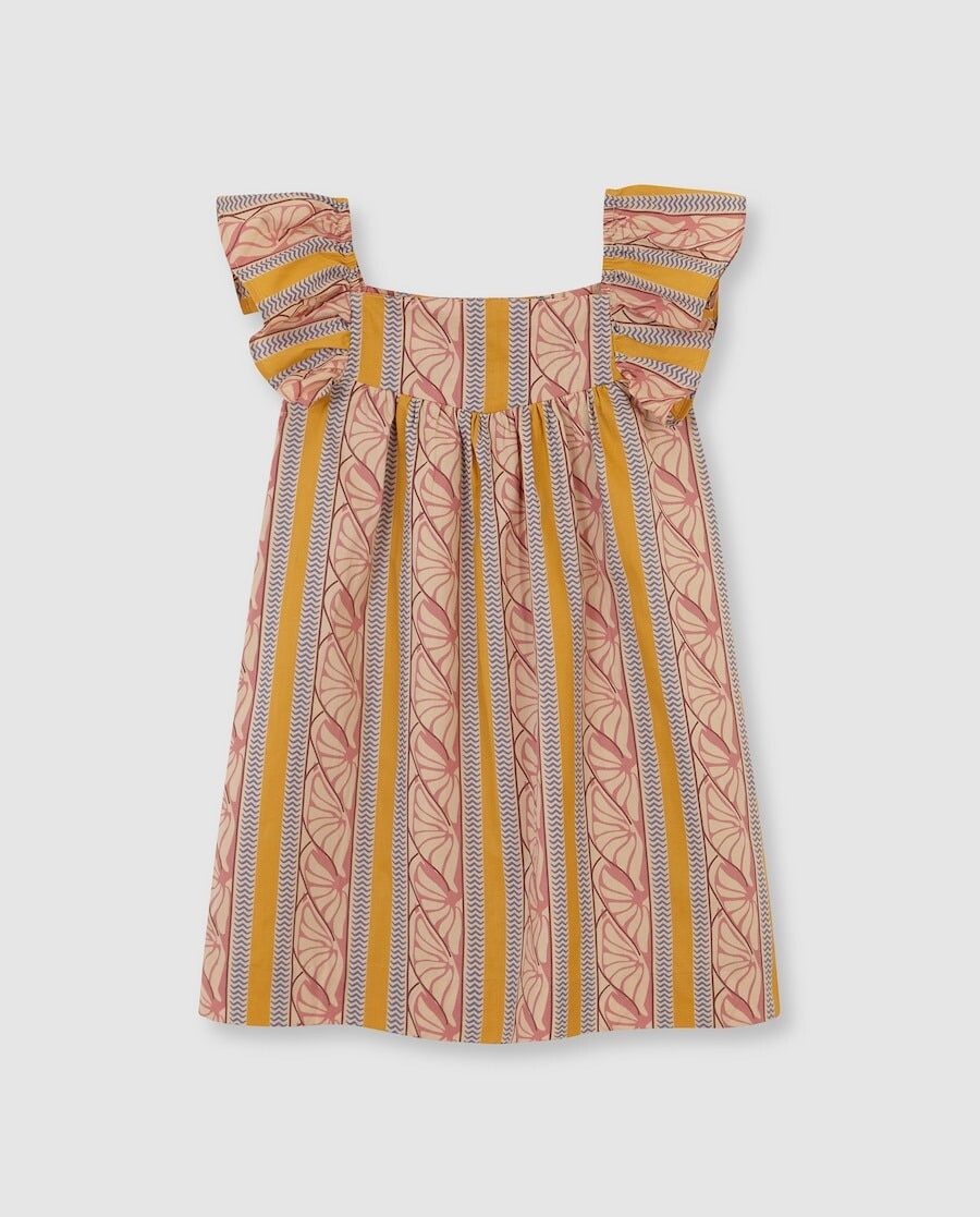 Imagem 0 de Vestido Infantil Estampado Étnico