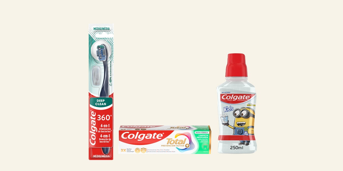 Pastas, cepillos y enjuagues bucales Colgate