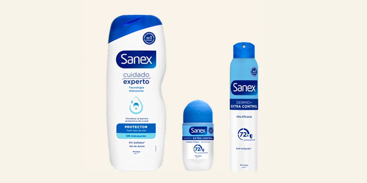 Geles, jabones y desodorantes Sanex