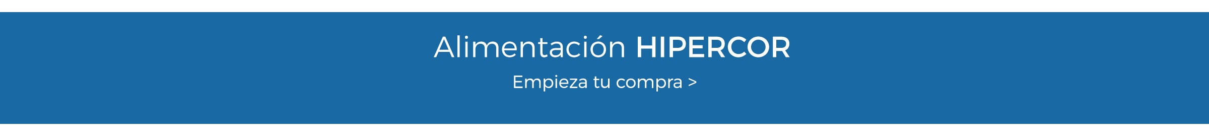 Alimentación HIPERCOR. Empieza tu compra
