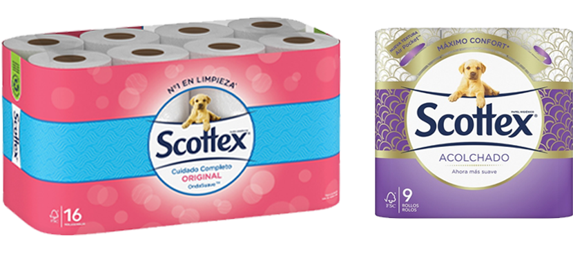 Scottex Papel higiénico, de cocina y pañuelos