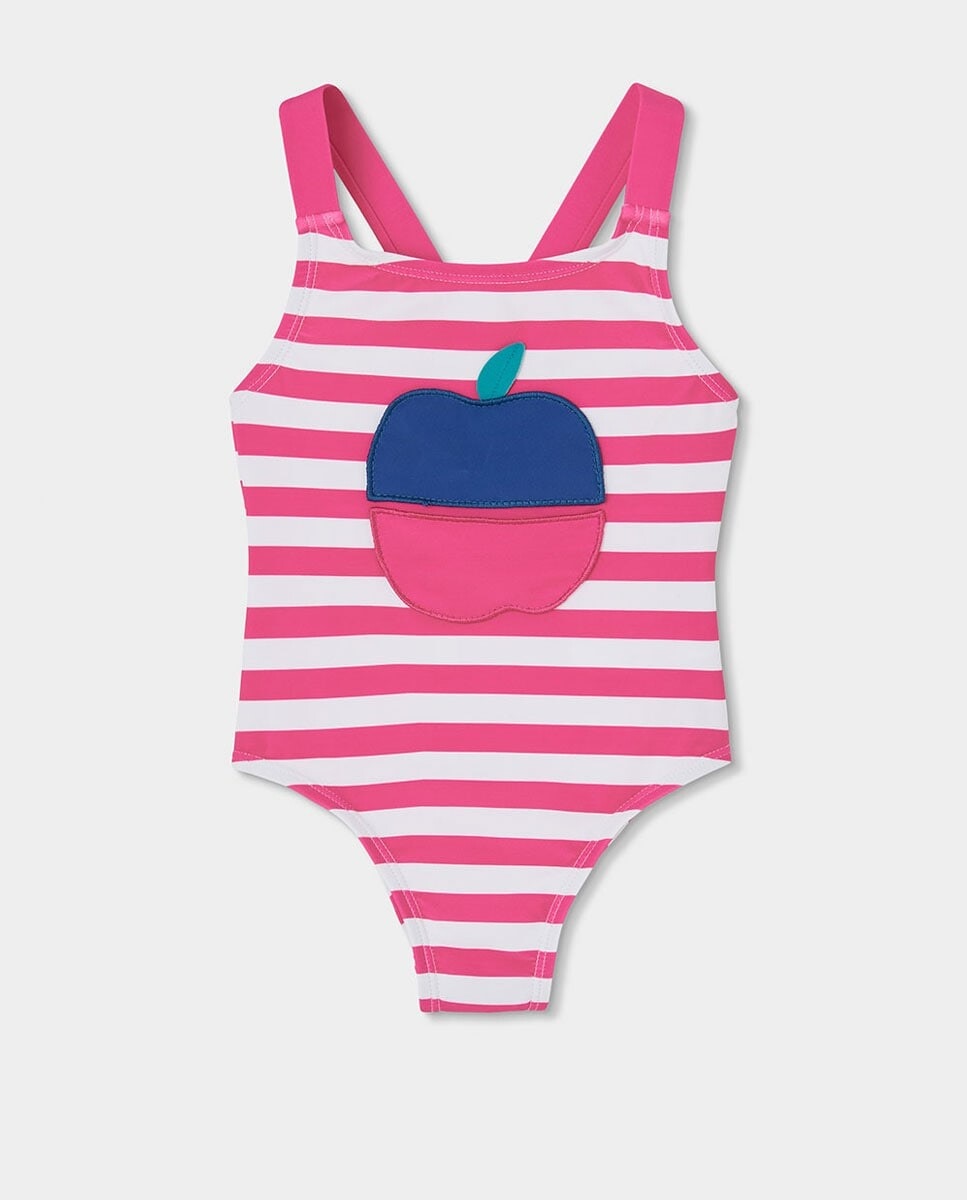 Imagem 0 de Fato de Banho em Poliamida Às Riscas Infantil