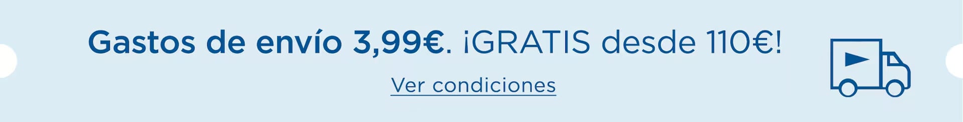 Ahora envío 4€ | GRATIS desde 110€.