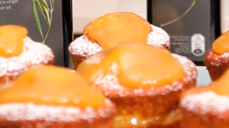 Queques de Laranja, Cenoura e Amêndoa
