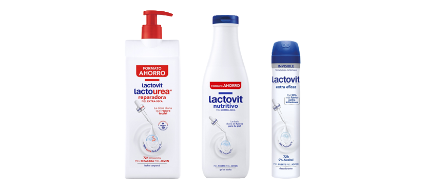 Lactovit Gel de baño y desodorante