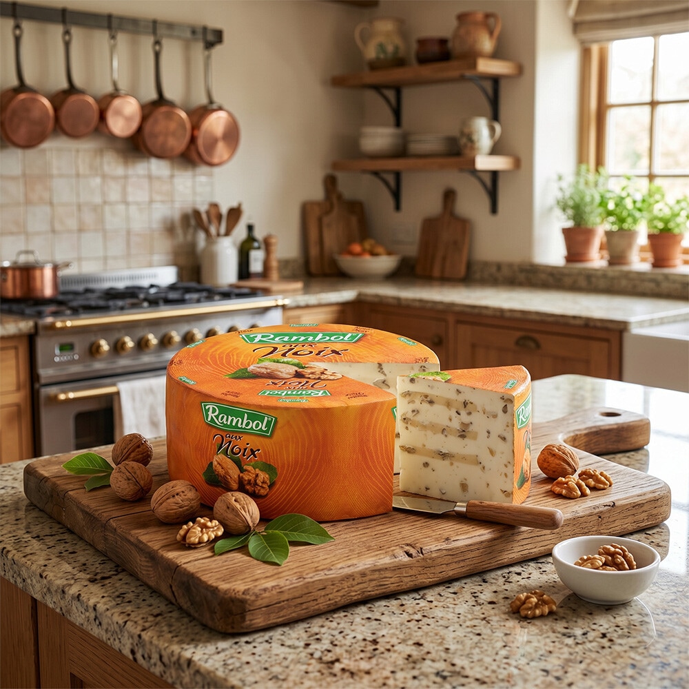 Queso francés con nueces