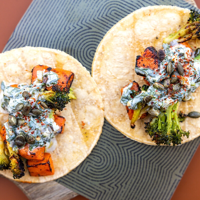 Taco Vegetariano de Batata-Doce