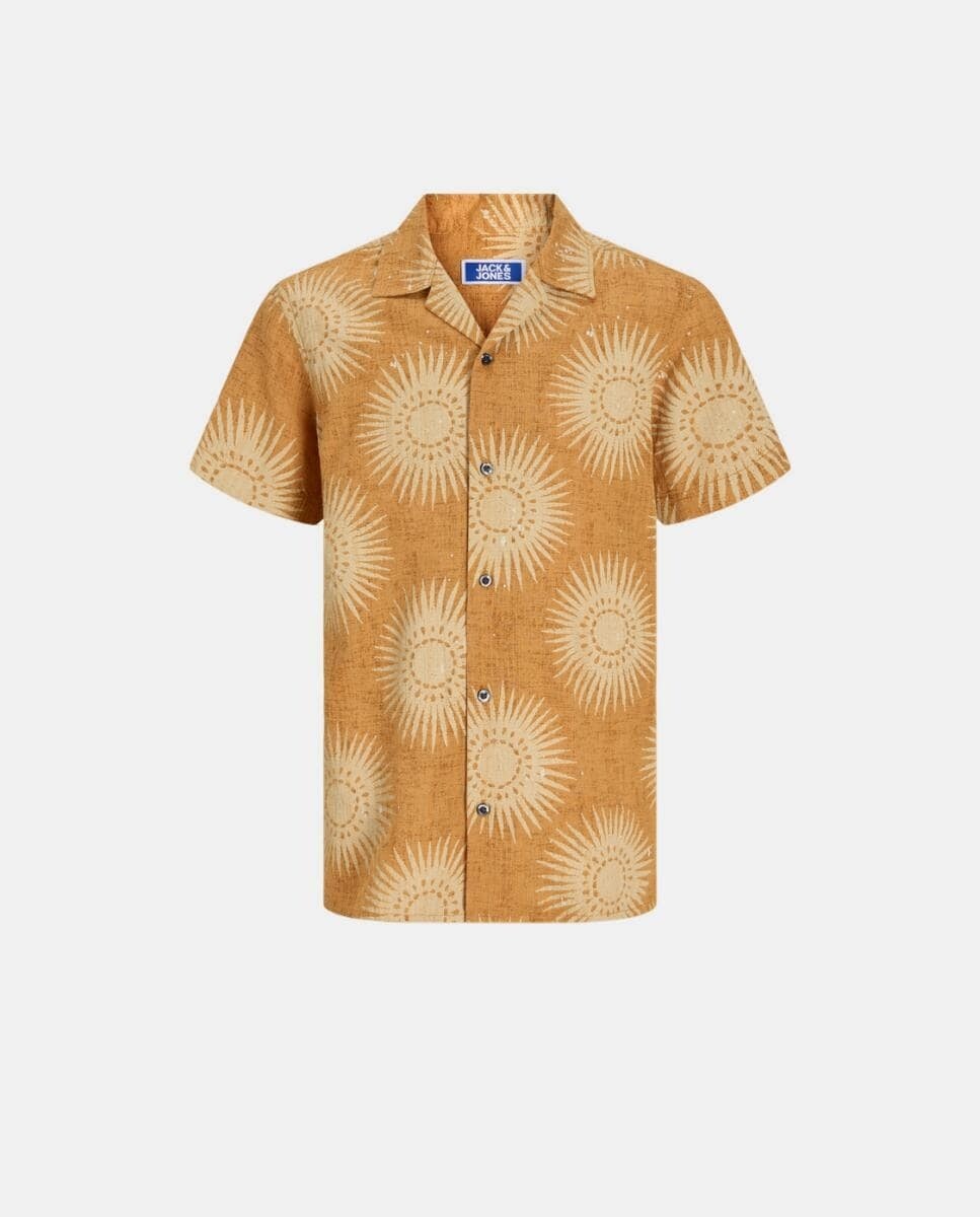 Imagem 0 de Camisa Estampada com Colarinho Resort e Manga Curta