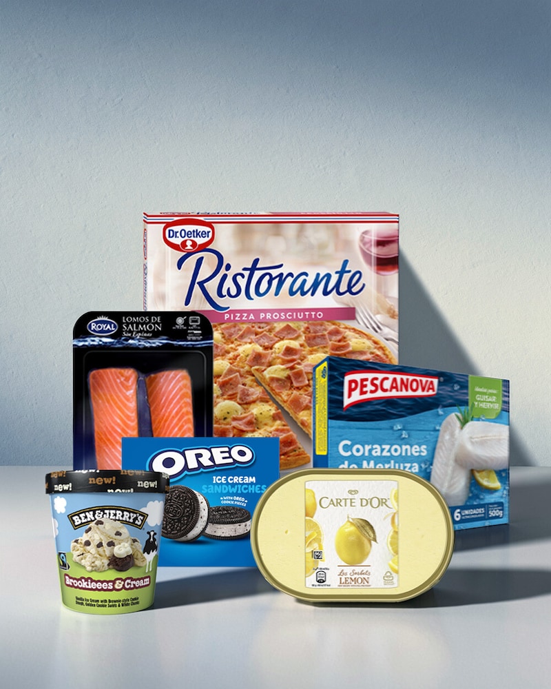 50% de regalo en selección de congelados y helados