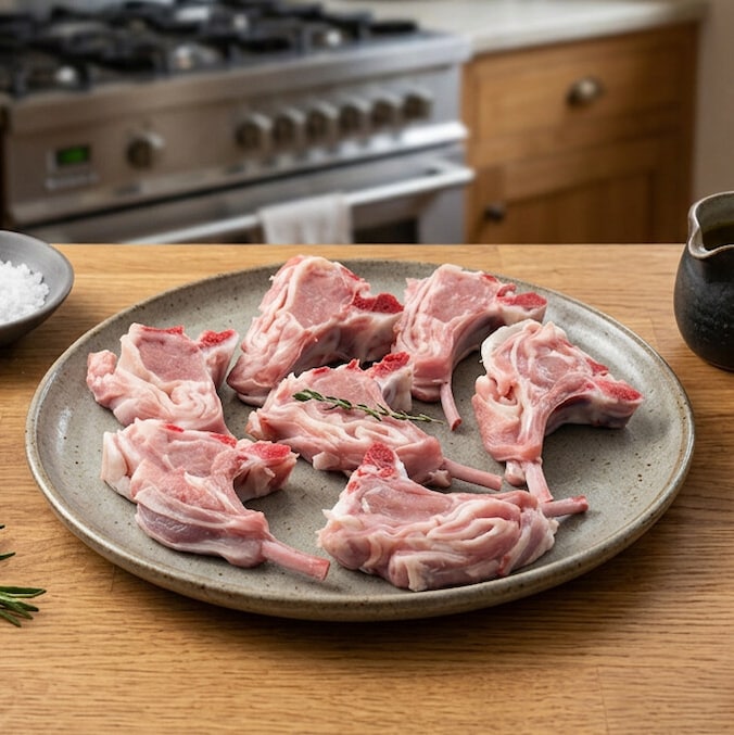 Chuletas de cordero lechal