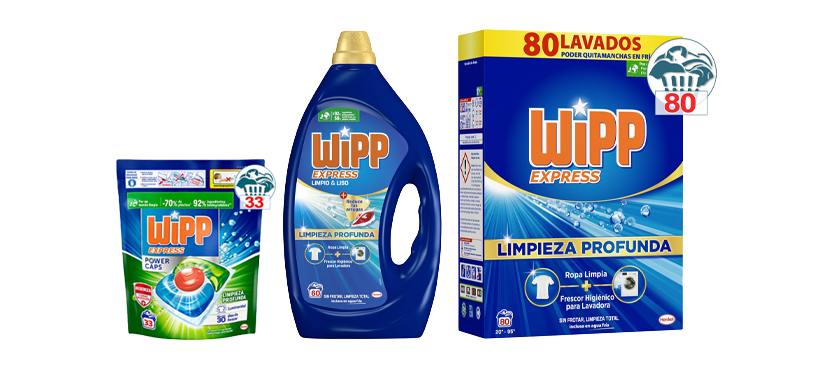 Wipp Detergente para la ropa