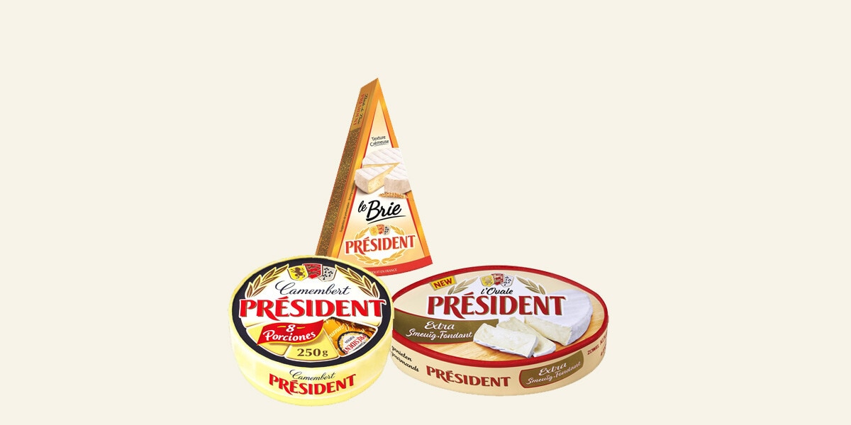 Crema de queso para untar President