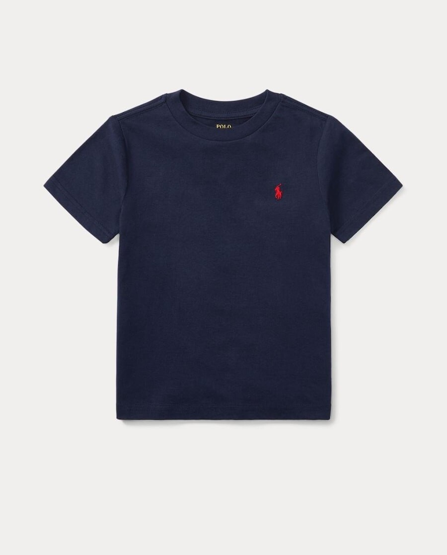 Imagem 0 de T-shirt de Algodão - Azul-Marinho